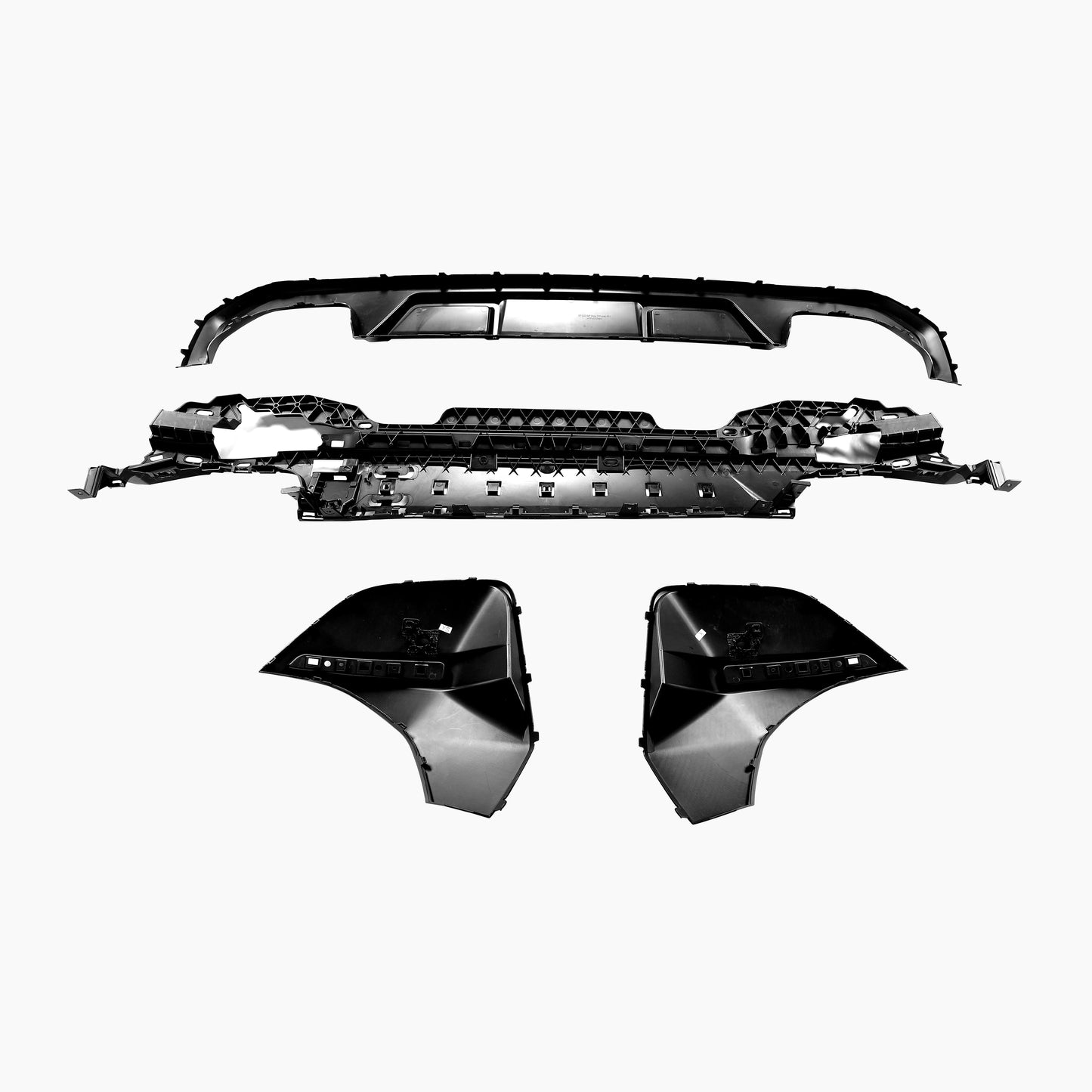 BMW 4 Series Gran Coupe G26 (2021–present) 440i MP Competition Rear Diffuser For G26(4D Gloss Black