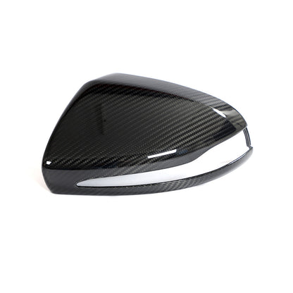 Carbon Fiber REPLACEMENT Side Rearview Mirror Cap Cover Trim for LHD Mercedes Benz C/E/S class universal 2014-2021