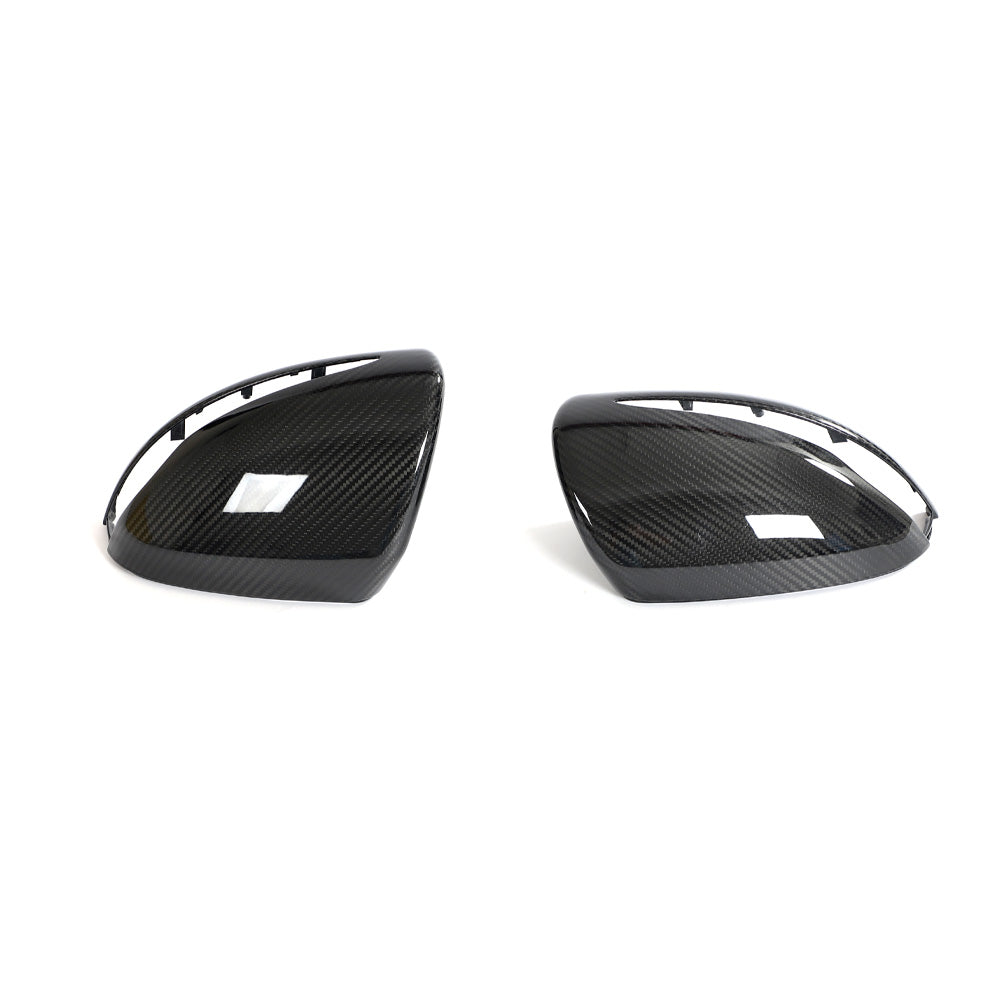 Carbon Fiber REPLACEMENT Side Rearview Mirror Cap Cover Trim for LHD Mercedes Benz C/E/S class universal 2014-2021