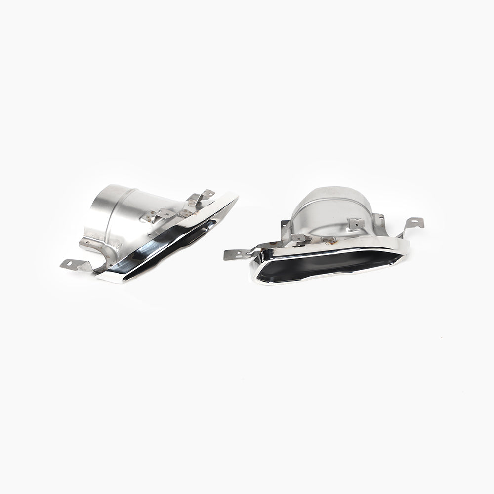 BMW 3 Series G20 (2022–present) G20 LCI 340 MP Rear Diffuser With Silver Tips Gloss Black