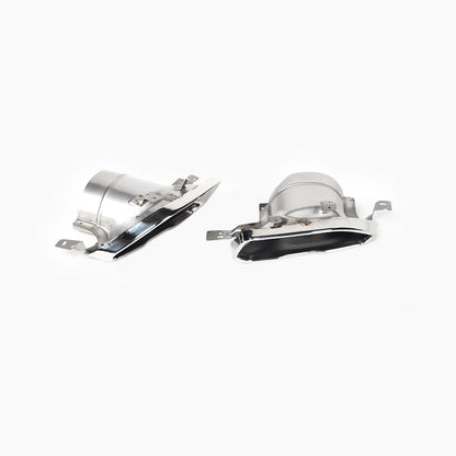 BMW 3 Series G20 (2022–present) G20 LCI 340 MP Rear Diffuser With Silver Tips Gloss Black