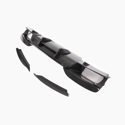 PSM Style Carbon Fiber Rear Diffuser For BMW M6 F06/F12/F13 (2012–2018)