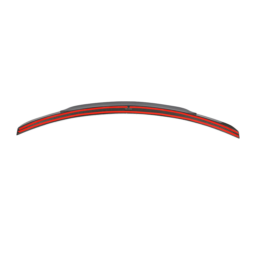 B Style Carbon Fiber Trunk Spoiler for Mercedes Benz E-Class W213 Pre-Facelift Sedan (2016-2020)