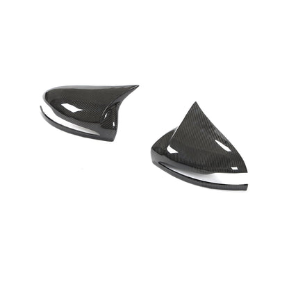 Carbon Fiber REPLACEMENT Mirror Cover for LHD Mercedes Benz C/E/S/GLE/GLC Class(2015-2018)