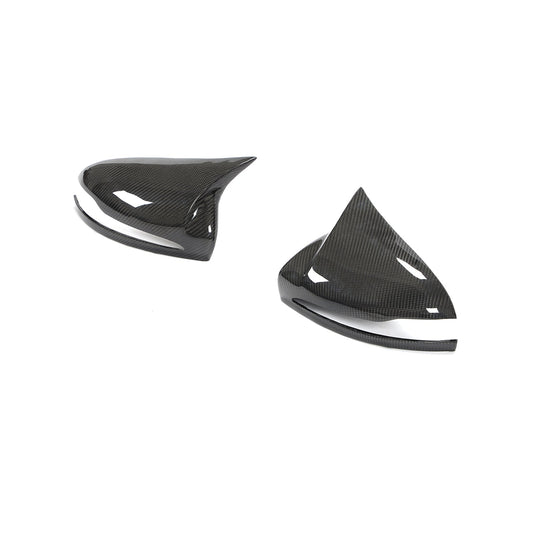 Carbon Fiber REPLACEMENT Mirror Cover for LHD Mercedes Benz C/E/S/GLE/GLC Class(2015-2018)