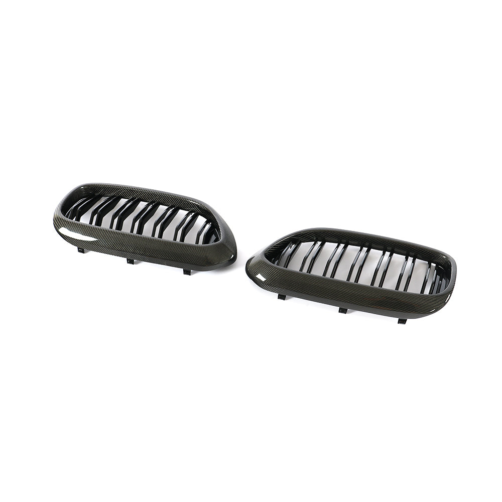 ST Style Gloss Black Dual Slat Front Grille for BMW 5 Series G30 G31, F90 M5 Pre-LCI (2017–2020)