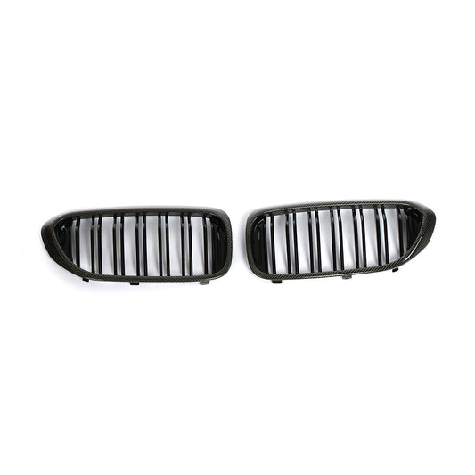 ST Style Gloss Black Dual Slat Front Grille for BMW 5 Series G30 G31, F90 M5 Pre-LCI (2017–2020)