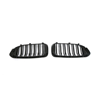 ST Style Gloss Black Dual Slat Front Grille for BMW 5 Series G30 G31, F90 M5 Pre-LCI (2017–2020)