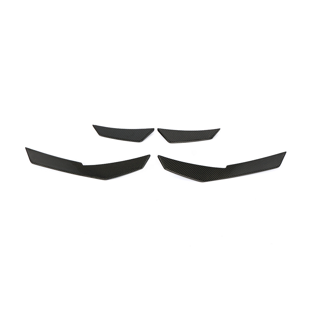 ST Style Carbon Fiber Front Canards For Audi R8 4S Pre‑LCI (2016–2018)