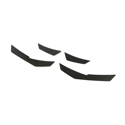 ST Style Carbon Fiber Front Canards For Audi R8 4S Pre‑LCI (2016–2018)