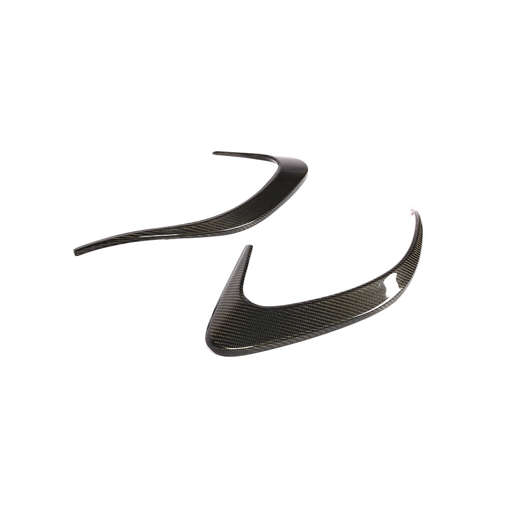 ST Style Carbon Fiber Rear Splitter Canards for Mercedes Benz CLS C257 Pre‑Facelift (2018–2020)