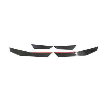 ST Style Carbon Fiber Front Canards For Audi R8 4S Pre‑LCI (2016–2018)