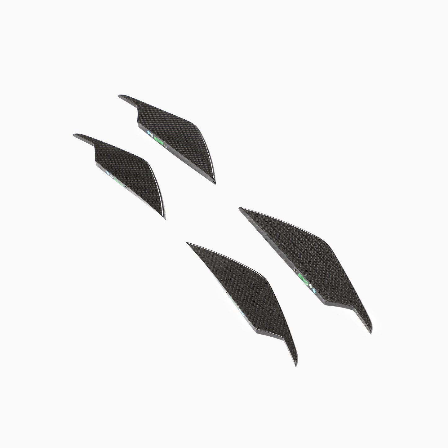 AC Style Prepreg Carbon Fiber Front Canards for BMW M3 G80/G81 M4 G82/G83 (2021+)