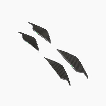AC Style Prepreg Carbon Fiber Front Canards for BMW M3 G80/G81 M4 G82/G83 (2021+)