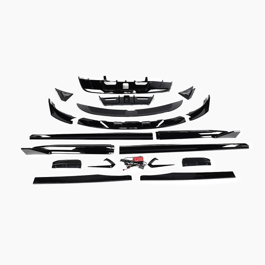 Tesla Model 3 Model3 Turbo Aerokit With LED Light/Gloss Black