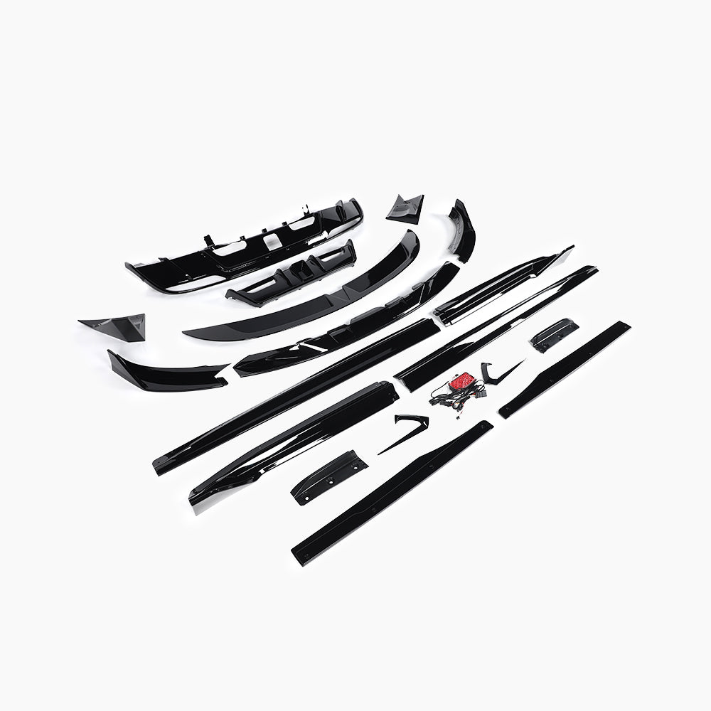 Tesla Model 3 Model3 FAST Aerokit/iGloss Black