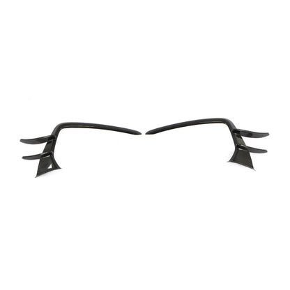 ST Style Carbon Fiber Front Canards For Audi A7 Sline / S7 C8 (2019–2024)