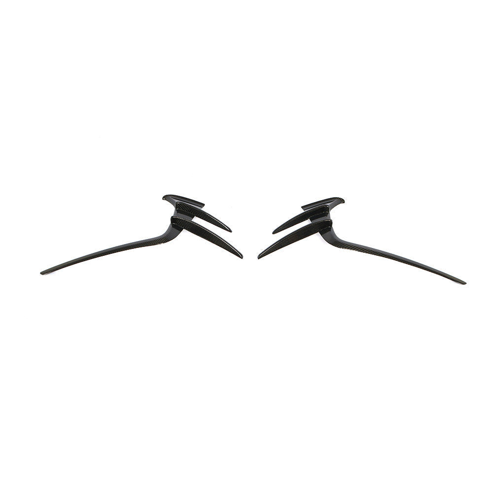 ST Style Carbon Fiber Front Canards For Audi A7 Sline / S7 C8 (2019–2024)