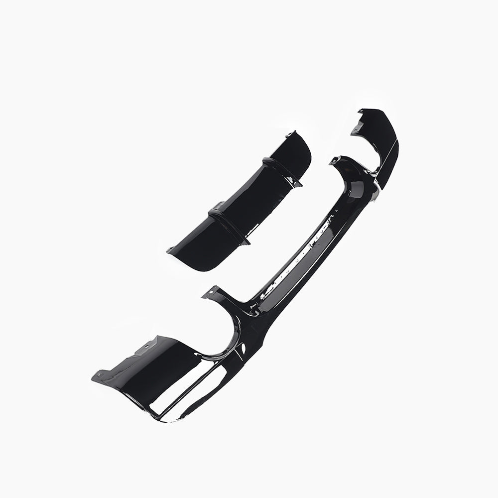 BMW 3 Series E90 (2009–2012) M-Performance Rear Diffuser/For M-Tech Gloss Black