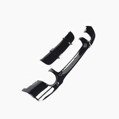 MP Style Gloss Black Diffuser for BMW 3 Series E90 (2005-2008)(Double Single Out)