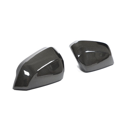 Carbon Fiber REPLACEMENT Mirror Cover Caps for Audi Q3 F3(2019-2024)(Without Lane Assist)
