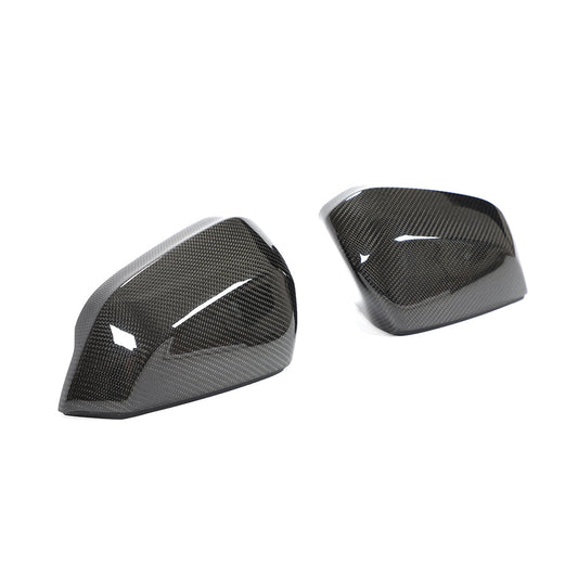 Carbon Fiber REPLACEMENT Mirror Cover Caps for Audi Q3 F3(2019-2024)(Without Lane Assist)