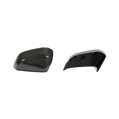 Carbon Fiber REPLACEMENT Mirror Cover Caps for Audi Q3 F3(2019-2024)(Without Lane Assist)