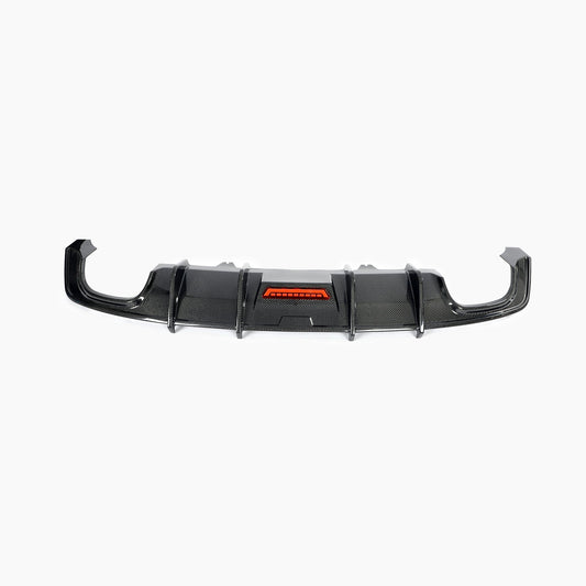 KB Style Carbon Fiber Rear Diffuser for Audi A5 / S5 B9 Pre-LCI (2017-2019)