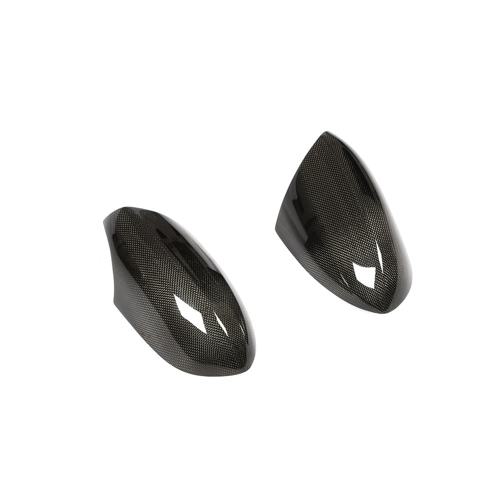ST Style Carbon Fiber REPLACEMENT Mirror Caps for BMW 3 Series M3 E90/E92/E93 (2007–2013)