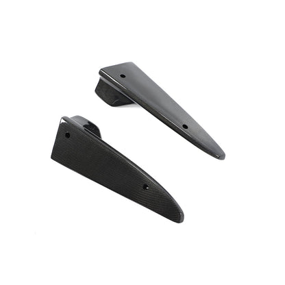 Carbon Fiber Rear Bumper Lip Splitters Aprons Flaps for Mercedes Benz C class W205 C63 AMG sedan (2014-2018)
