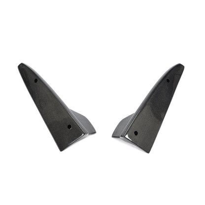 Carbon Fiber Rear Bumper Lip Splitters Aprons Flaps for Mercedes Benz C class W205 C63 AMG sedan (2014-2018)