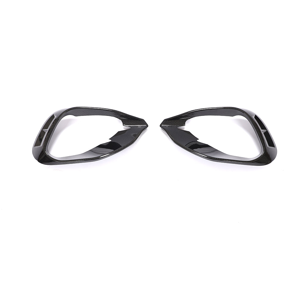 ST Style Carbon Fiber Fog Lamp Cover for Mercedes Benz GLA 45 S AMG & H247 Pre‑Facelift (2020-2022)