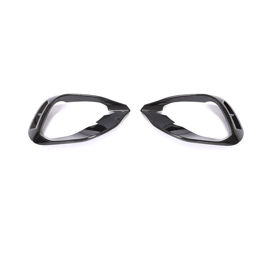 ST Style Carbon Fiber Fog Lamp Cover for Mercedes Benz GLA 45 S AMG & H247 Pre‑Facelift (2020-2022)