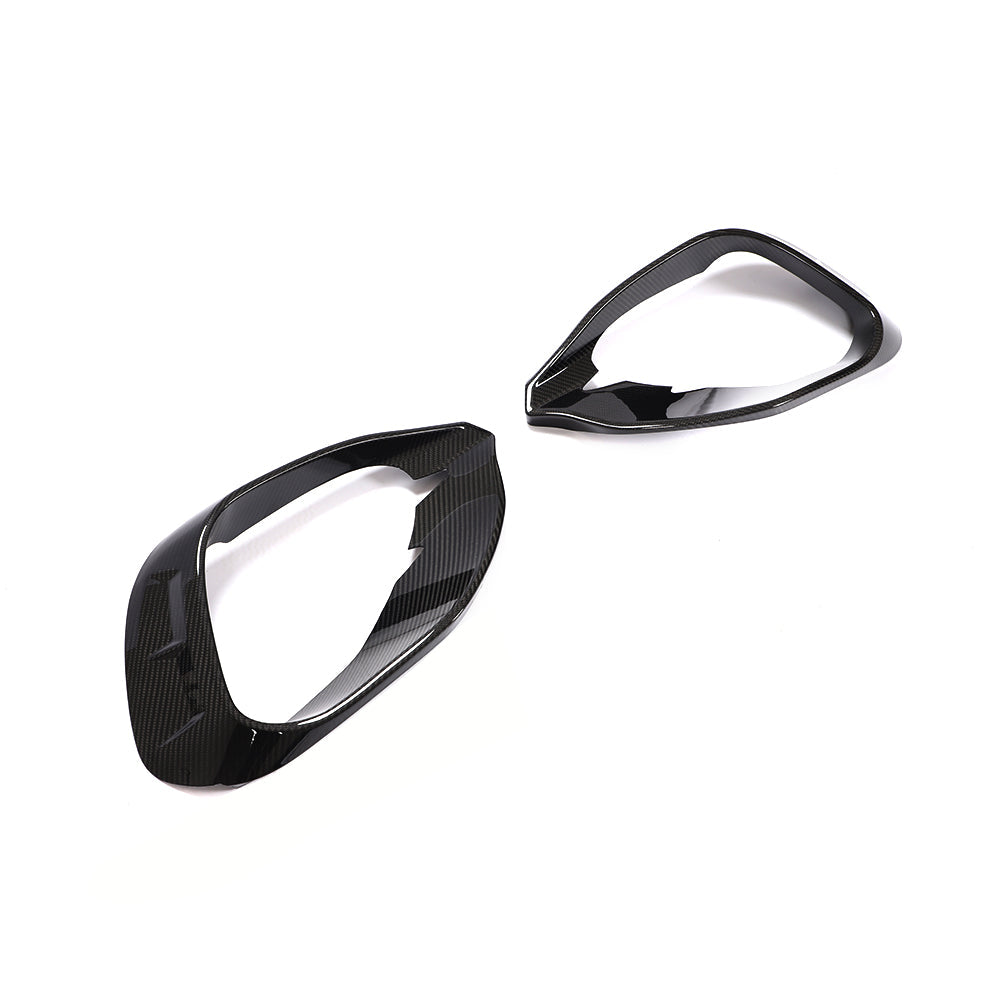 ST Style Carbon Fiber Fog Lamp Cover for Mercedes Benz GLA 45 S AMG & H247 Pre‑Facelift (2020-2022)