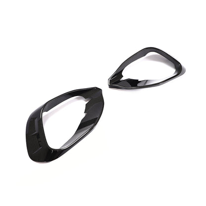 ST Style Carbon Fiber Fog Lamp Cover for Mercedes Benz GLA 45 S AMG & H247 Pre‑Facelift (2020-2022)