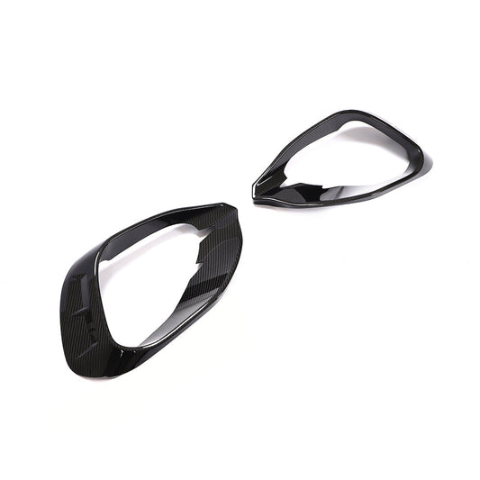 ST Style Carbon Fiber Fog Lamp Cover for Mercedes Benz GLA 45 S AMG & H247 Pre‑Facelift (2020-2022)