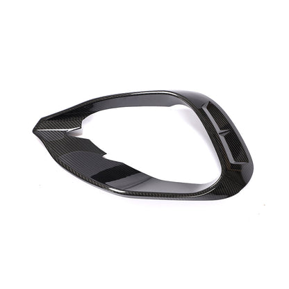 ST Style Carbon Fiber Fog Lamp Cover for Mercedes Benz GLA 45 S AMG & H247 Pre‑Facelift (2020-2022)