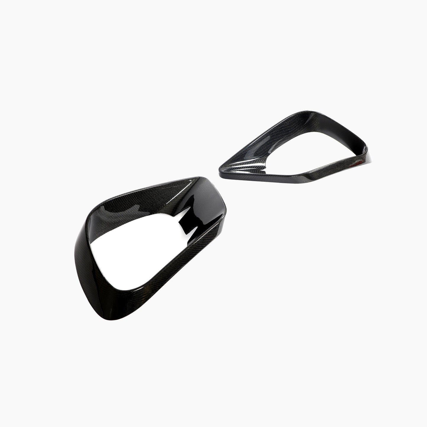 ST Style Carbon Fiber Fog Lamp Covers for Mercedes Benz E-Class C238 Pre-Facelift Coupe (2017-2020)
