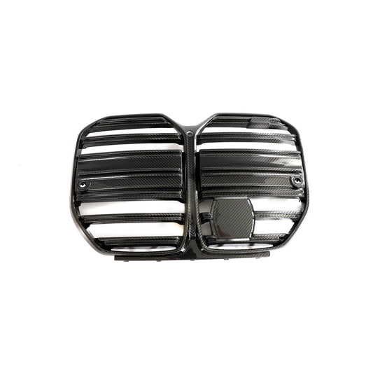 3D Style Carbon Fiber Front Grille for BMW 4 Series, i4 G26 Gran Coupé (2021+)