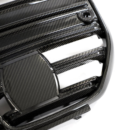 3D Style Carbon Fiber Front Grille for BMW 4 Series, i4 G26 Gran Coupé (2021+)