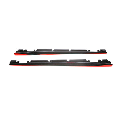 Revozport Style Carbon Fiber Side Skirts for Mercedes Benz A-Class W176 Sport/A45 AMG, CLA C117 Sport/CLA 45 AMG (2012-2019)