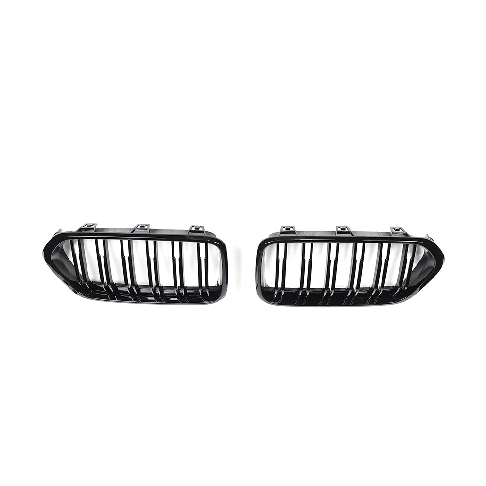 Dual Slat Gloss Black Front Grille for BMW X2 F39 (2018–2023)