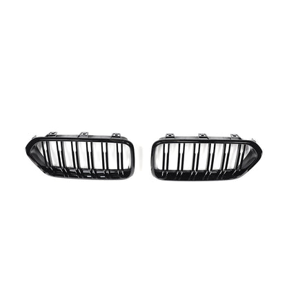Dual Slat Gloss Black Front Grille for BMW X2 F39 (2018–2023)