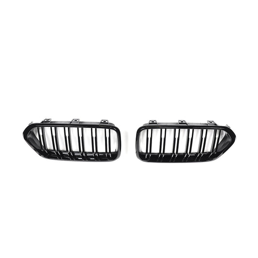 Dual Slat Gloss Black Front Grille for BMW X2 F39 (2018–2023)