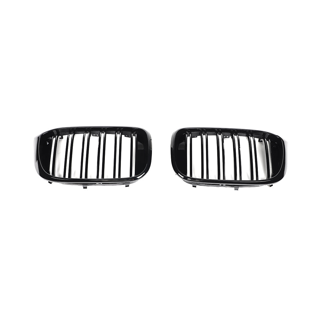 Dual Slat Gloss Black Front Grille for BMW X3 G01 Pre-LCI (2017–2021)