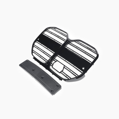 Double Slat Gloss Black Front Grille For BMW 4 Series g26(2021-present)
