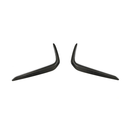 ST Style Carbon Fiber Front Canards for BMW 5 Series G30, G31 Pre-LCI Sedan M Sport (2017–2020)