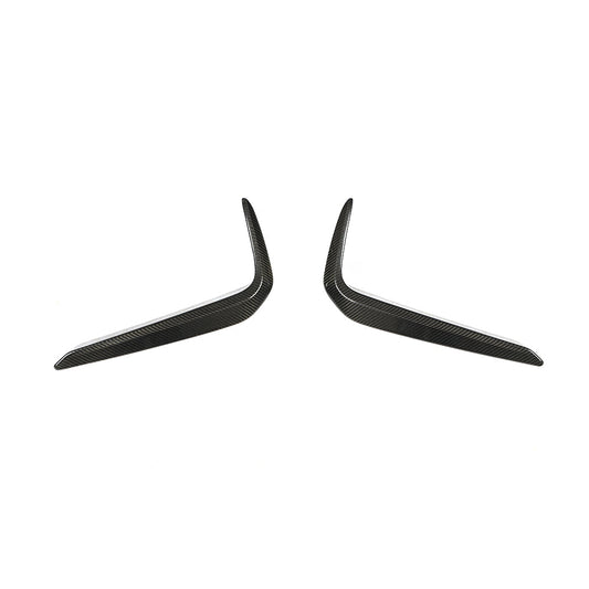 ST Style Carbon Fiber Front Canards for BMW 5 Series G30, G31 Pre-LCI Sedan M Sport (2017–2020)
