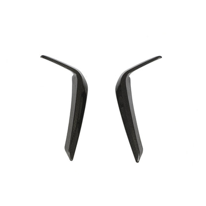 ST Style Carbon Fiber Front Canards for BMW 5 Series G30, G31 Pre-LCI Sedan M Sport (2017–2020)