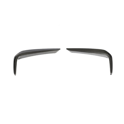 ST Style Carbon Fiber Front Canards for BMW 5 Series G30, G31 Pre-LCI Sedan M Sport (2017–2020)